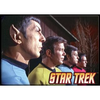 Star Trek Classic Crew In Profile Fridge Magnet 