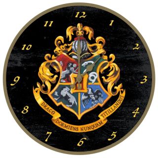 Harry Potter Hogwarts Crest Wall Clock