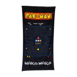 Pac-Man The Chase Cotton Beach Towel