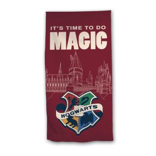 Harry Potter Hogwarts It's Time To Do Magic Cotton Beach Towel