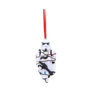 Stormtrooper In Holiday Lights Hanging Ornament