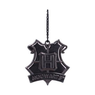 Harry Potter Hogwarts Crest (Silver) Hanging Ornament 