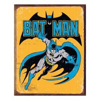 Batman 12.5 in X 16 in Metal Sign
