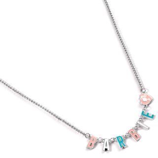 Barbie™️ Enamel Letter Name Necklace