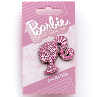 Barbie Sparkly Silhouette Pin Badge