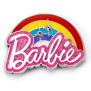 Barbie Rainbow Logo Pin Badge