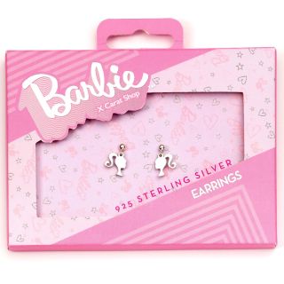 Barbie Sterling Silver Silhouette Stud Earrings