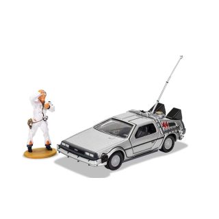 Corgi Back to the Future DeLorean and Doc Brown Figurine