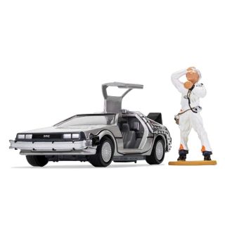 Corgi Back to the Future DeLorean and Doc Brown Figurine