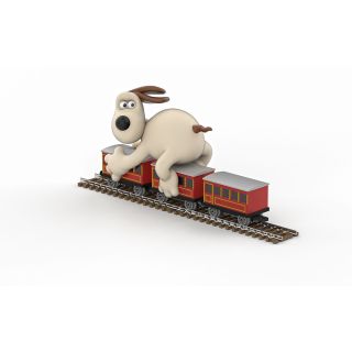 Corgi Wallace & Gromit - The Wrong Trousers - Gromit & Coaches