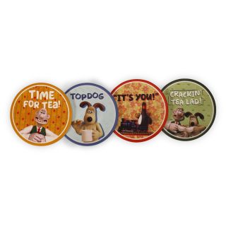 Wallace and Gromit - Set of Four Ceramic Coasters