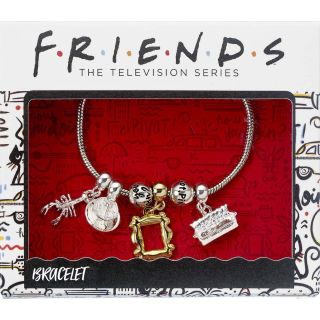 Friends Silver Plated Charm Bracelet with 4 Charms