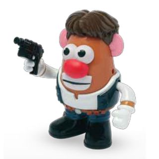 Star Wars Han Solo Poptaters Mr. Potato Head (box not mint)