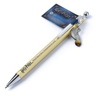 Harry Potter Golden Snitch Pen With Charm