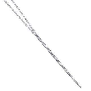 Harry Potter Hermione Granger Silver Plated Wand Necklace