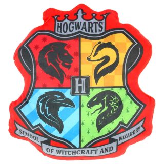 Harry Potter House Crest Shaped Velour Throw Pillow