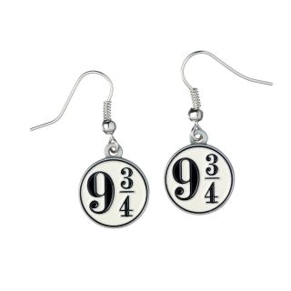 Harry Potter Platform 9 3/4 Silver Plated Earrings