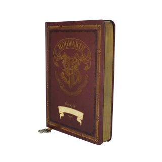 Harry Potter Burgundy Chunky Journal - Hogwarts Crest (5.8" x 8.3")