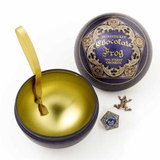 Harry Potter Chocolate Frog Christmas Gift Christmas Holiday Tree Ornament with Pin