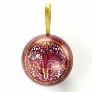 Harry Potter Fawkes Bauble with Fawkes Necklace