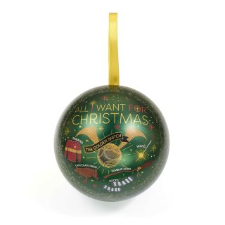 Harry Potter All I want for Christmas Holiday Tree Ornament with Necklace 