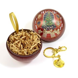 Harry Potter Deck The Great Hall Holiday Tree Ornament with Necklace 