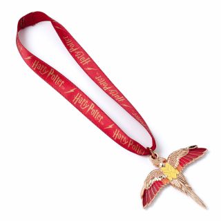 Harry Potter Fawkes Rose Gold Pendant Christmas Tree Ornament