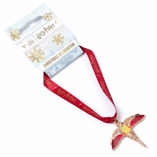 Harry Potter Fawkes Rose Gold Pendant Christmas Tree Ornament