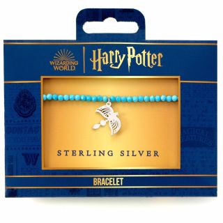 Harry Potter Semi Precious Stone Bracelet with Sterling Silver Diadem Charm