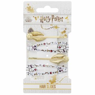 Harry Potter Golden Snitch Hair Clip Set
