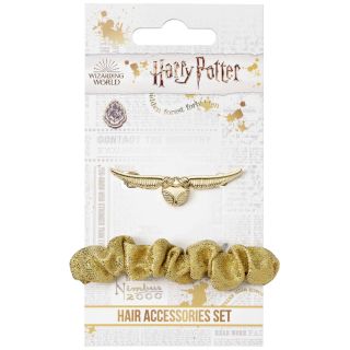 Official Harry Potter Golden Snitch Hair Accessory Set