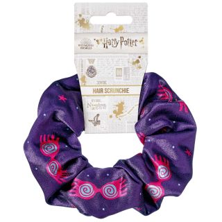 Harry Potter Luna Lovegood Navy & Pink Hair Scrunchie