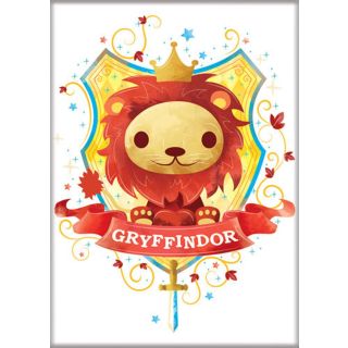 Harry Potter Hogwarts Charms 2 Gryffindor 3x2 Magnet 
