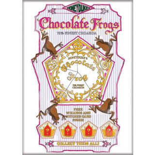  Harry Potter Chocolate Frogs 3.5 x 2.5 Magnet 