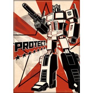 Transformers Protect 3.5 x 2.5 Magnet 