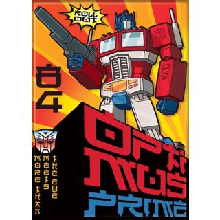 Transformers Roll Out Optimus 3.5 x 2.5 Magnet 