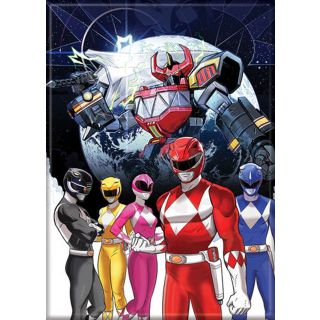 Power Rangers Group 3.5 x 2.5 Magnet 