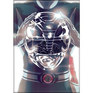Power Rangers Black Ranger 3.5 x 2.5 Magnet 