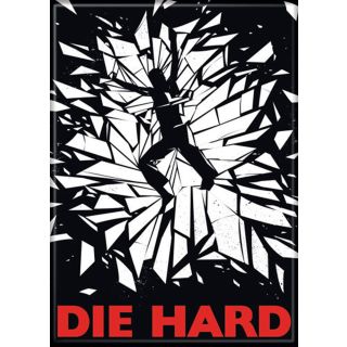 Die Hard Body and Glass 3.5 x 2.5 Magnet