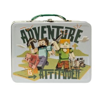 Minecraft Adventure Attitude Carry All Lunch Box