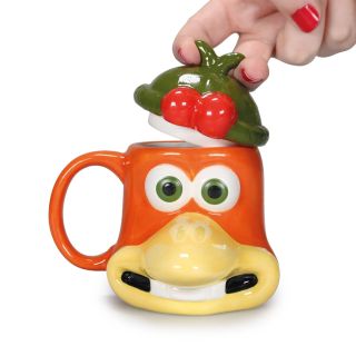 Chicken Run Ginger Shaped Mug With Lid