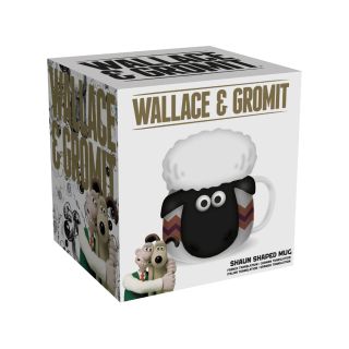 Shaun The Sheep Shaped Mug With Removable Lid