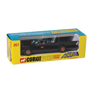Corgi Batmobile with Batman and Robin