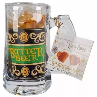 Harry Potter Butterbeer Glass Mug With Candy and Coaster