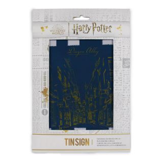 Harry Potter Diagon Alley 8.25" x 6"  Tin Sign