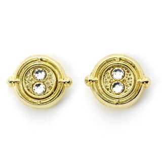 Harry Potter Time Turner Gold Plated Stud Earrings