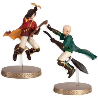 Harry Potter Harry and Draco on Brooms 1:16 Scale Statues Set of 2