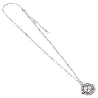 Harry Potter Silver Tone Time Turner Necklace