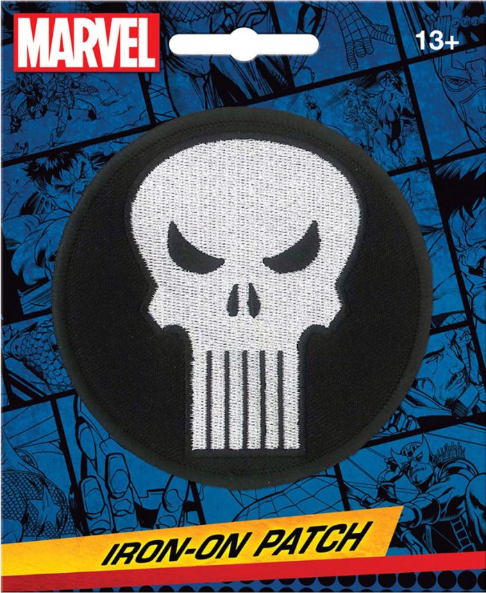 Marvel Punisher Skull Iron On Patch