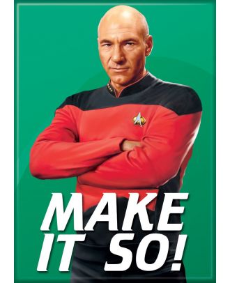 Star Trek Next Generation Picard Make It So Magnet